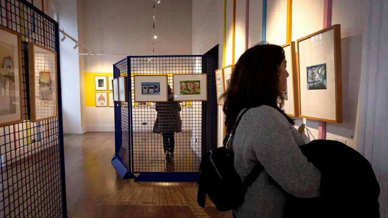 Museu Porto Cartoon, no Palácio das Artes