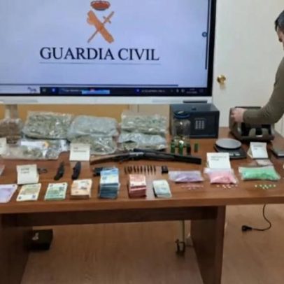 Dois jovens portugueses detidos por tráfico de droga e posse de armas na Galiza