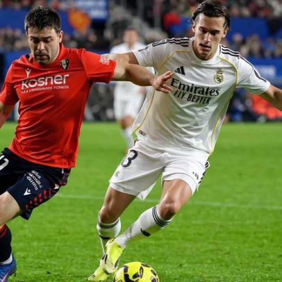 Real Madrid derrota o Osasuna antes do reencontro com o Benfica