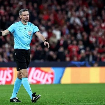 Árbitro esloveno Slavko Vincic apita Real Madrid-Benfica