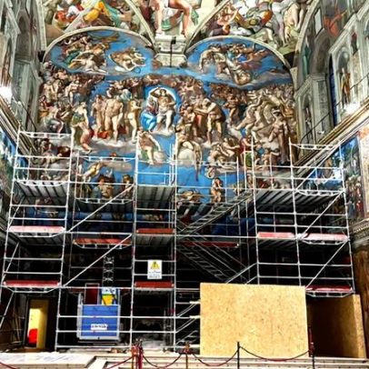 Vaticano inicia limpeza do Juízo Final de Michelangelo na Capela Sistina
