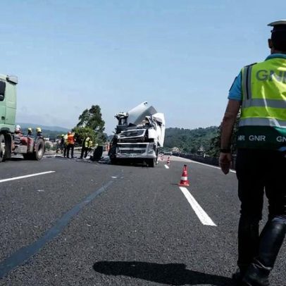Quase sete mil acidentes nas autoestradas em 2024