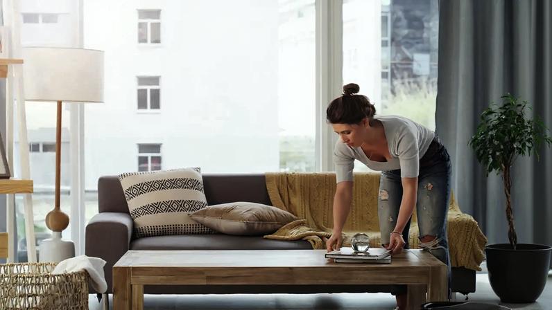 Uma casa arrumada ajuda no bem-estar