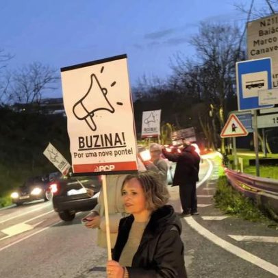 Protesto em Marco de Canaveses exige nova ponte sobre o Tâmega