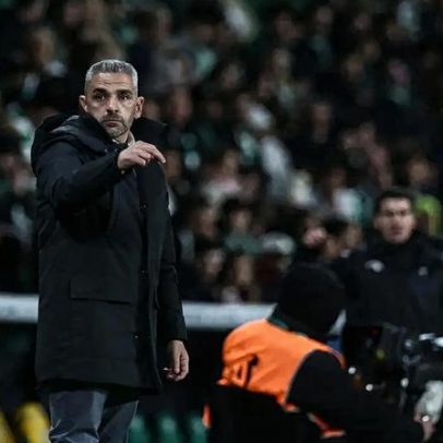 Rui Borges elogia boa primeira parte do Sporting frente ao Estoril