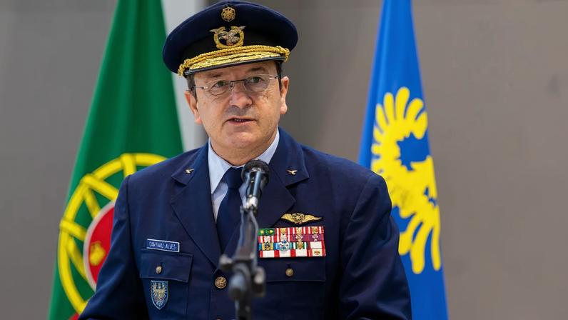 O general Cartaxo Alves é o atual chefe de Estado Maior da Força Aérea Portuguesa