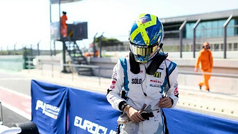 Noah Monteiro partiu do primeiro lugar, venceu e estabeleceu a volta mais rápida da corrida