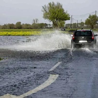 Todos os distritos em aviso amarelo devido à chuva