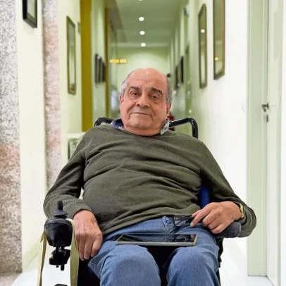 Doença não impede votar: em cadeira de rodas, votará como sempre