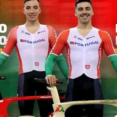 Iuri Leitão e Diogo Narciso obtêm prata no Madison de ciclismo de pista
