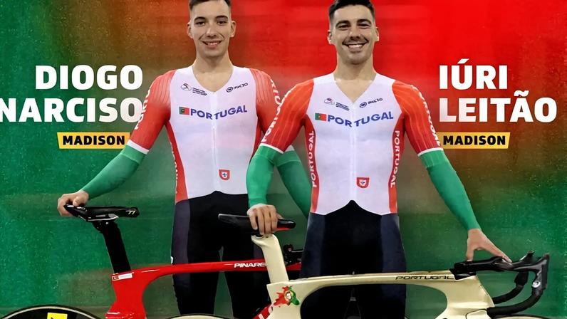 Portugues brilham nos Europeus de ciclismo de pista