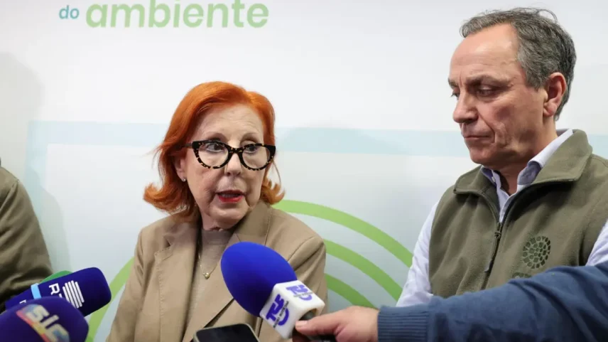 Ministra do Ambiente, Maria da Graça Carvalho, e o presidente da APA, José Pimenta Machado.