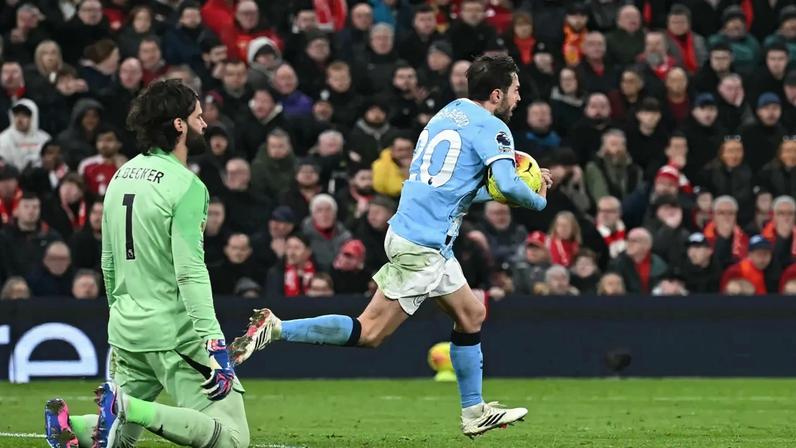 Bernardo Silva após o golo da vitória