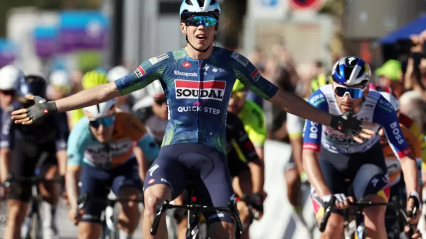 Ciclista francês voltou a celebrar na chegada a Lages