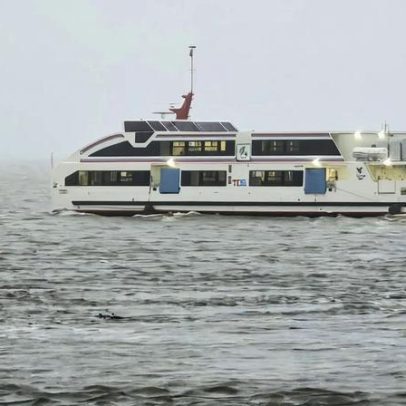 Ligação fluvial Cacilhas–Cais do Sodré interrompida por mau tempo