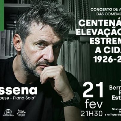 Concerto de Rui Massena inaugura comemorações do centenário de Estremoz