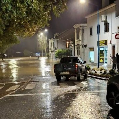 Mau tempo: 89 pessoas resgatadas da cheia do rio Sado em Alcácer do Sal