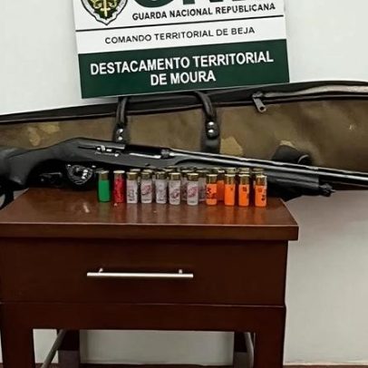 GNR apreende arma e munições em fiscalização à caça em Moura