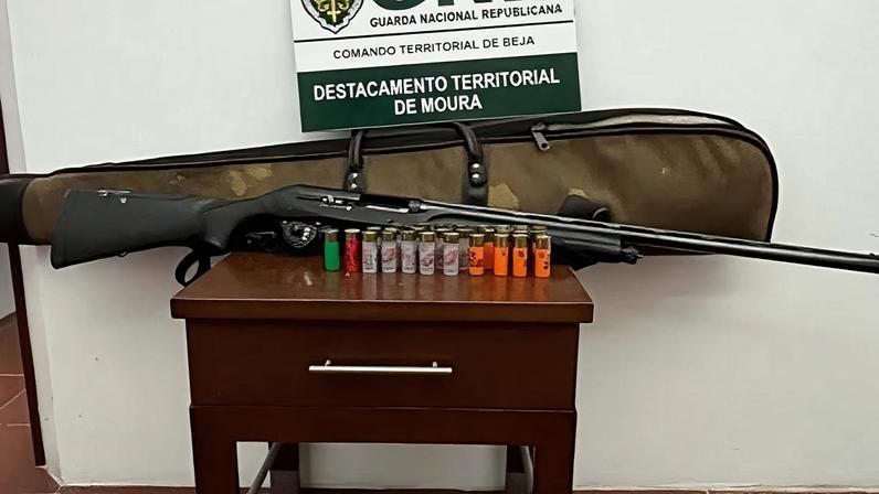 GNR apreende arma e munições em fiscalização à caça no concelho de Moura