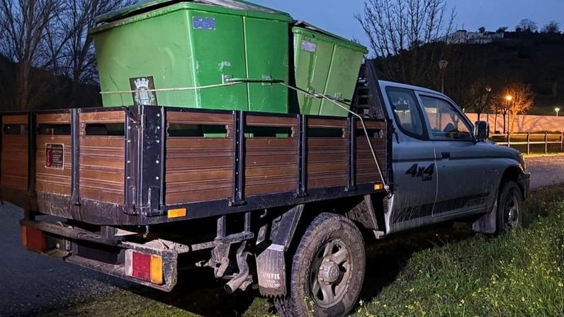 Fronteira: GNR identifica homem por furto de contentores de lixo