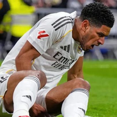 Bellingham sofre lesão durante Real Madrid-Rayo Vallecano