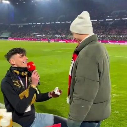 Árbitro alemão que pediu namorado em casamento no estádio é agredido em casa