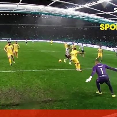 Arbitro marca penálti sobre Barreiro em Tondela-Benfica e reverte após VAR