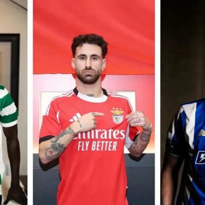 Mercado de inverno: entradas e saídas de Sporting, Benfica e FC Porto