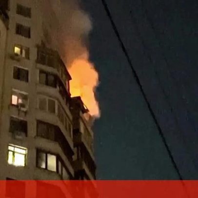 Vários edifícios danificados em ataque russo a Kiev