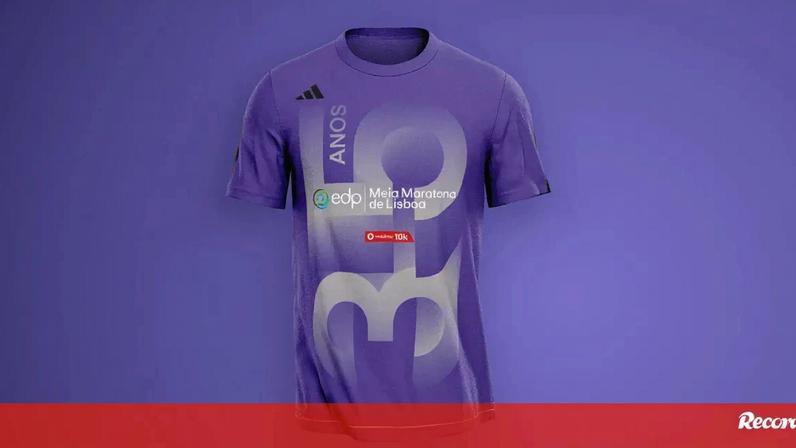 A camisola técnica da EDP Meia Maratona de Lisboa
