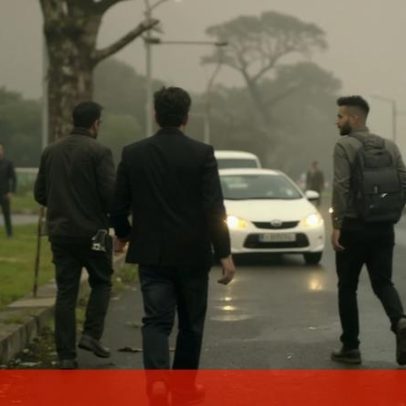 Chuva persistente alaga estrada em Alcântara
