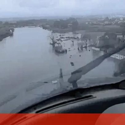 Força Aérea e Marinha Portuguesas mostram imagens de cheias e destruição
