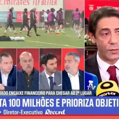Benfica segura jogadores em janeiro para evitar rombo de 100 milhões