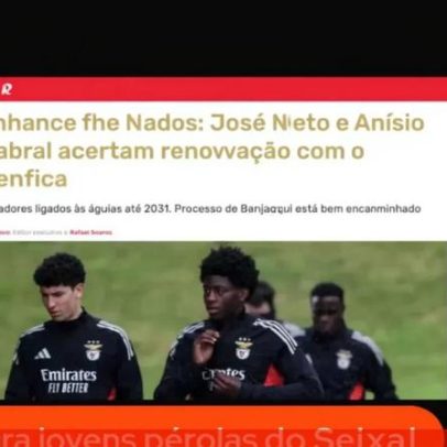 Benfica atrai jovens, Sporting mantém Trincão e Ronaldo celebra 41.º aniversário