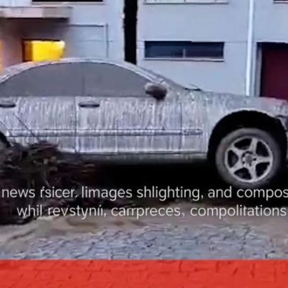Portalegre enfrenta estradas inundadas e fila de carros cobertos de lama