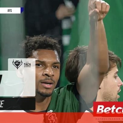 Luis Guilherme marca o primeiro golo pelo Sporting