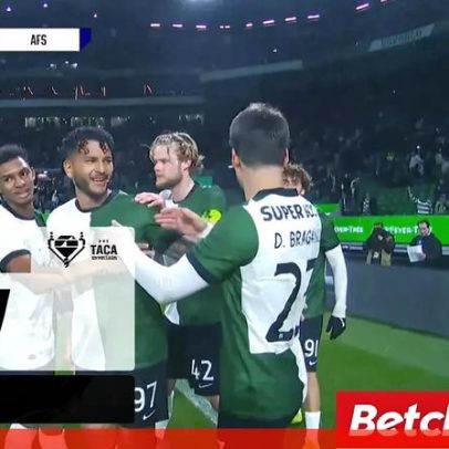 Suárez volta a puxar do calcanhar e Sporting faz o segundo diante do AVS