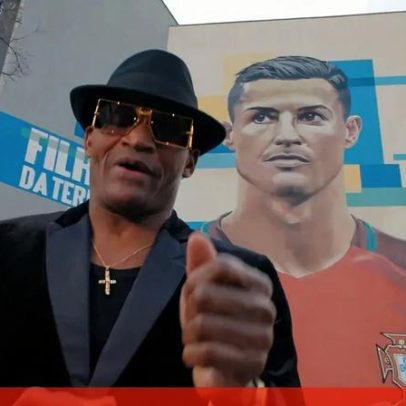 Pai de Rafael Leão lança canção em homenagem a Cristiano Ronaldo