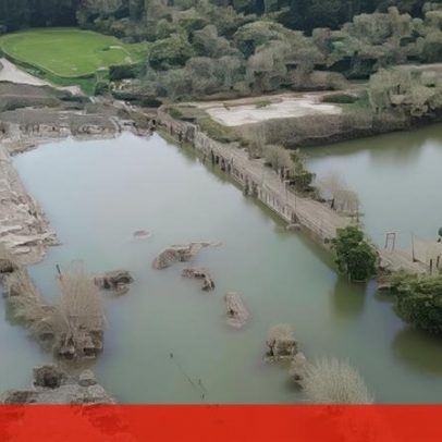 Imagens aéreas da Força Aérea mostram áreas afetadas pelas cheias em Portugal