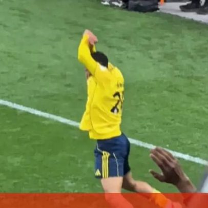 Cristiano Ronaldo ausente, Ângelo leva festejo do craque ao jogo com Al Ittihad
