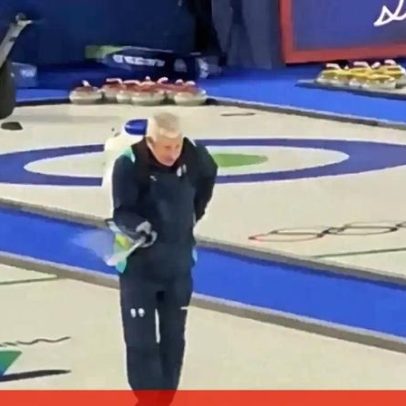 Moonwalk no curling arrasa nas redes sociais