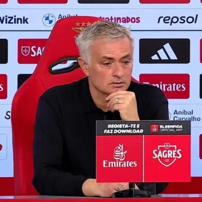 Mourinho compara Anísio a Drogba e critica o jogo de cabeça dele
