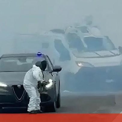 Grupo assalta carrinha de valores na autoestrada italiana com tiros e explosão