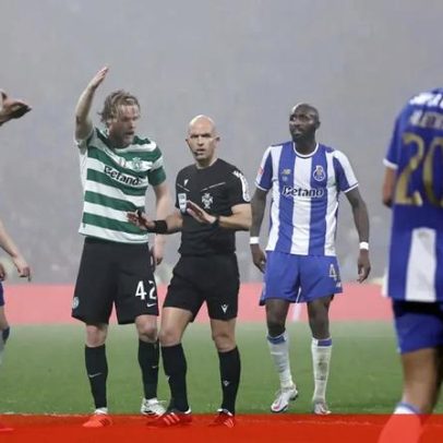 Hjulmand não largou Luís Godinho e acabou amarelado