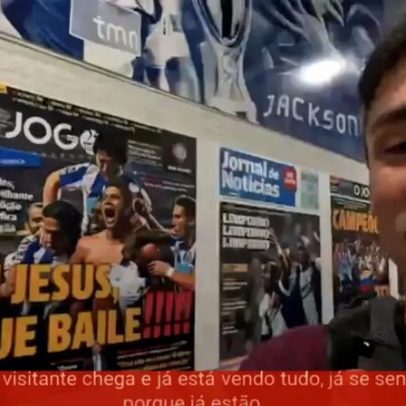 Balneário no Dragão: vídeo de há dois meses já mostrava capas de jornais