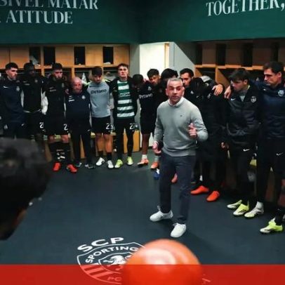 Sporting divulga bastidores do Dragão com mensagens motivacionais