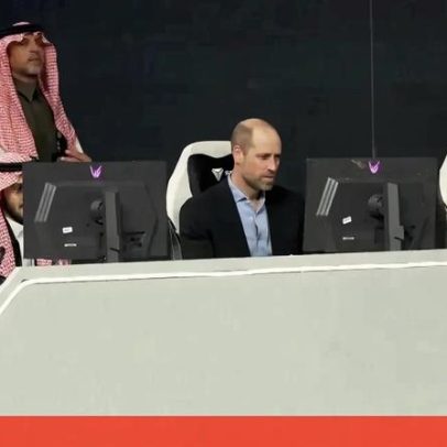 Príncipe William participa em torneio de e-sports na Arábia Saudita