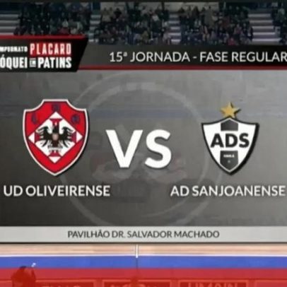 Hóquei em patins: transmissão em direto Oliveirense-Sanjoanense