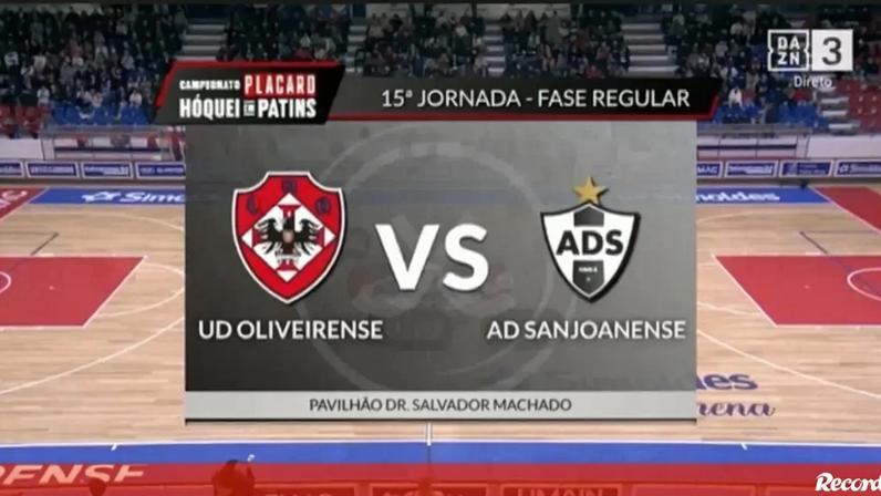 Hóquei em patins: transmissão em direto do Oliveirense-Sanjoanense