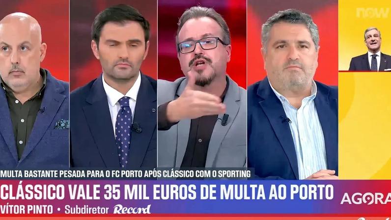 Mensagens subliminares hostis no balneário do Dragão: Vítor Pinto e Pedro Sousa leem queixas de presidentes em direto